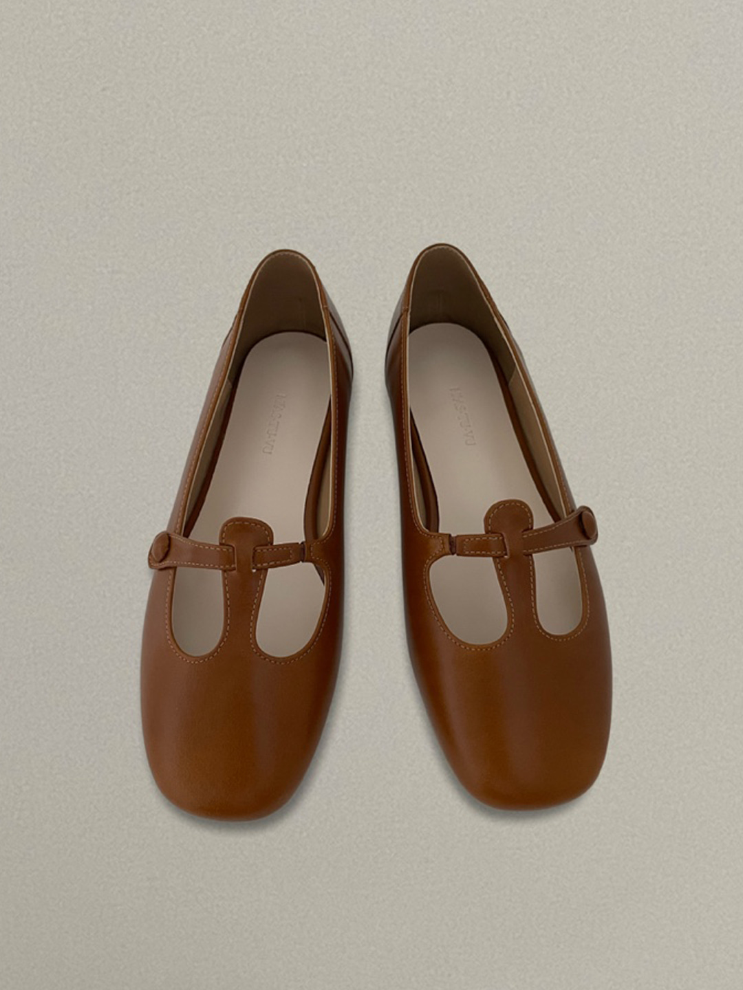Maé Flat shoes - Brown(cow)(바로배송 교환환불불가)