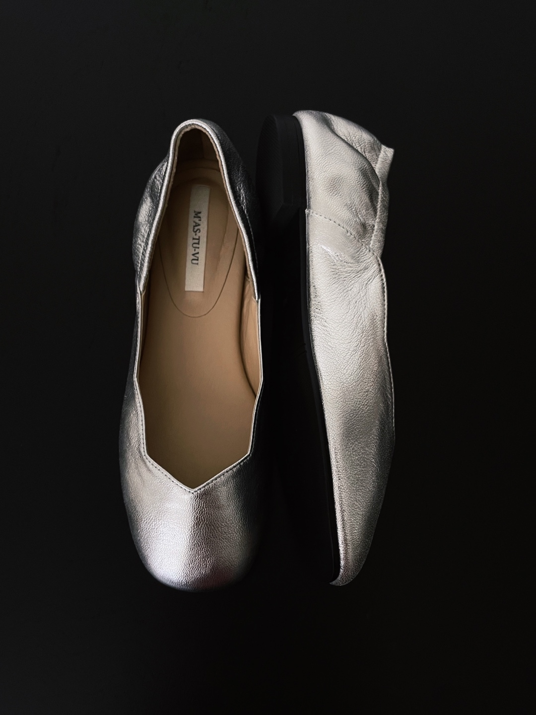 Alice flat shoes - silver